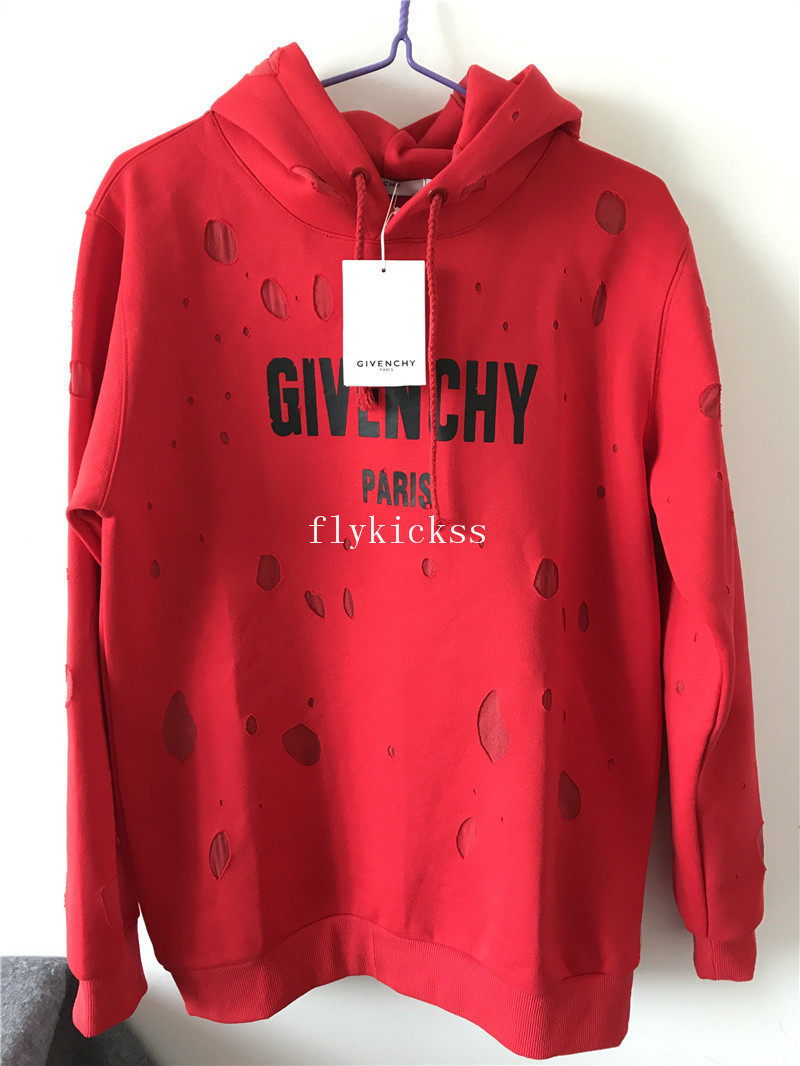 Givenchy Red Hoodie